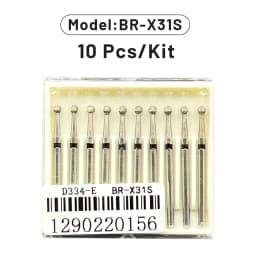AG 1 Box Dental Diamond Burs Drill for High Speed Handpiece Dentist Burs FG Series Dia.1.6mm