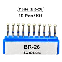AG 1 Box Dental Diamond Burs Drill for High Speed Handpiece Dentist Burs FG Series Dia.1.6mm