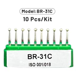 AG 1 Box Dental Diamond Burs Drill for High Speed Handpiece Dentist Burs FG Series Dia.1.6mm