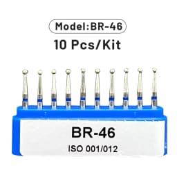 AG 1 Box Dental Diamond Burs Drill for High Speed Handpiece Dentist Burs FG Series Dia.1.6mm