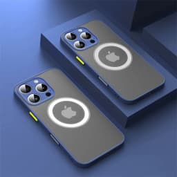 Luxury Armor Matte For Magsafe Magnetic Wireless Charging Case For iPhone 18 17 16 15 14 13 12 11 Pro Max Mini Shockproof Cover