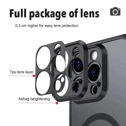 Luxury Armor Matte For Magsafe Magnetic Wireless Charging Case For iPhone 18 17 16 15 14 13 12 11 Pro Max Mini Shockproof Cover