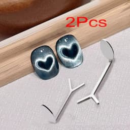1/2Pcs Double-Head French Nail Art Magnet Set Strong Cat Eye Magnetic Rod French V-Shaped Effect Gel Polish Manicure Magnet Tool