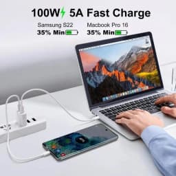 3Pcs Type C To Type C Cable 100W Super Fast Charging Phone Charger Data Wire For Samsung Xiaomi Huawei USB C Quick Charger Cable