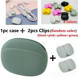 Silicone Cell Phone Cable Bag, Data Cable Storage Box, Travel Earphone, Wire Key, U Drive, USB Rating, Sauna