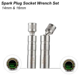Spark Plug Socket Wrench Adapter 14mm 16mm Install Replace Repair Kit Swivel Torque Magnetic Remove Removal Gap Tool Car AUTO