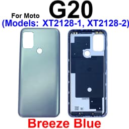 Battery Door Housing Glass Cover For Motorola Moto G10 G20 G30 G50 G60 G50 5G Battery Rear Case Housing Cover