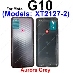 Battery Door Housing Glass Cover For Motorola Moto G10 G20 G30 G50 G60 G50 5G Battery Rear Case Housing Cover