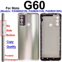 Battery Door Housing Glass Cover For Motorola Moto G10 G20 G30 G50 G60 G50 5G Battery Rear Case Housing Cover
