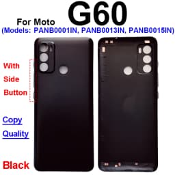 Battery Door Housing Glass Cover For Motorola Moto G10 G20 G30 G50 G60 G50 5G Battery Rear Case Housing Cover
