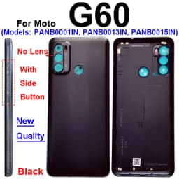 Battery Door Housing Glass Cover For Motorola Moto G10 G20 G30 G50 G60 G50 5G Battery Rear Case Housing Cover