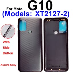 Battery Door Housing Glass Cover For Motorola Moto G10 G20 G30 G50 G60 G50 5G Battery Rear Case Housing Cover