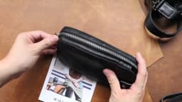 AETOO Genuine Leather Men's Chest Bag Messenger Bag Shoulder Bag Casual First Layer Cowhide Waist Bag Trendy Men's Bag