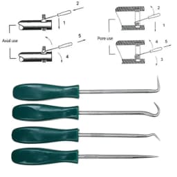 4Pcs Oil Seal Screwdrivers Set Car Auto Vehicle Pick Hooks For Garages General-Plumbers Mechanics Workshop Car Tools 135mm Amagi