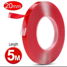 Double Sided Tape Nano Tape 3-5Meter 10/20/30mm Width Transparent Tape Washable Adhesive Nano Traceless Sticker Glue Red