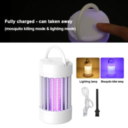 Electric Mosquito Killer Lamp UV Light Bug Zapper Trap USB 5V Summer Fly Swatter Insect Killer Light ﻿Camping
