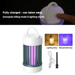 Electric Mosquito Killer Lamp UV Light Bug Zapper Trap USB 5V Summer Fly Swatter Insect Killer Light ﻿Camping