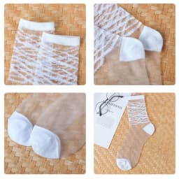 1 Pair Breathable Ultra Thin Socks Summer Women Transparent Sexy Lace Silk Crystal Black White Girls Elastic Short Socks Female