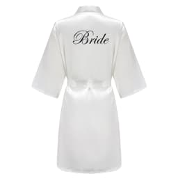 Wedding Bride Bridesmaid Robes for Women Bridal Party Gifts Team Dress Gown Silk Satin Sleepwear Kimono Sexy Summer Bathrobe
