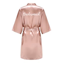 Wedding Bride Bridesmaid Robes for Women Bridal Party Gifts Team Dress Gown Silk Satin Sleepwear Kimono Sexy Summer Bathrobe