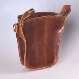Motorcycle Bag For Men Genuine Leather Hip Belt Bag Men's Crazy Horse Waist Pack Male Hip Fanny Packs Bag Men's Phone Pouch