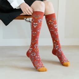 Cotton Retro Style Oil Painting Abstract Leg Medias Long Socks Women Over KneeThigh High Stockings Ladies Girls Warm Knee Socks