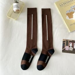 Cotton Retro Style Oil Painting Abstract Leg Medias Long Socks Women Over KneeThigh High Stockings Ladies Girls Warm Knee Socks
