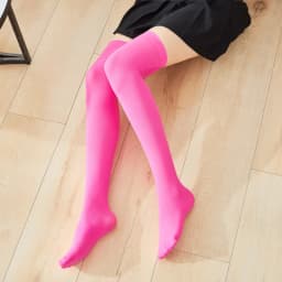 Women sexy long socks lace over knee thigh velvet stocking transparent pantyhose tight silk college style PR215