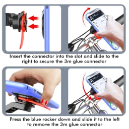Motorcycle Bicycle Phone Holder Absorber Cellphone Stand Adjustable Bike Support MTB Handlebar Lock Anti-shake Damper Accessorie