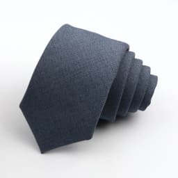15color New Men's Polyester Bamboo Fiber Tie Classic Solid Color Cool Tone Business Skinny Thin Necktie Wedding Slim Men Ties