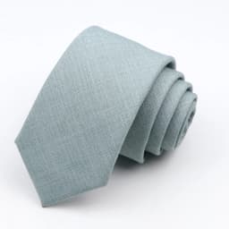 15color New Men's Polyester Bamboo Fiber Tie Classic Solid Color Cool Tone Business Skinny Thin Necktie Wedding Slim Men Ties