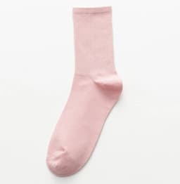 CHAOZHU Ins Fashion 40+ Colors Combed Cotton Skateboard Women Men Socks Unisex Stretch Soft 4 Seasons Fit Basic Daily Sock