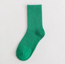 CHAOZHU Ins Fashion 40+ Colors Combed Cotton Skateboard Women Men Socks Unisex Stretch Soft 4 Seasons Fit Basic Daily Sock