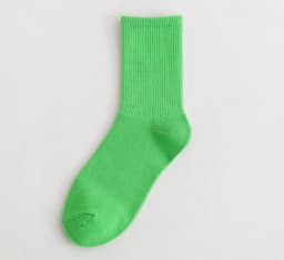 CHAOZHU Ins Fashion 40+ Colors Combed Cotton Skateboard Women Men Socks Unisex Stretch Soft 4 Seasons Fit Basic Daily Sock