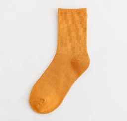 CHAOZHU Ins Fashion 40+ Colors Combed Cotton Skateboard Women Men Socks Unisex Stretch Soft 4 Seasons Fit Basic Daily Sock