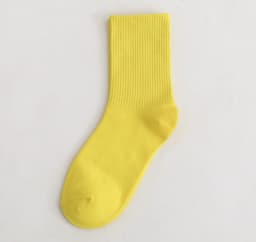 CHAOZHU Ins Fashion 40+ Colors Combed Cotton Skateboard Women Men Socks Unisex Stretch Soft 4 Seasons Fit Basic Daily Sock