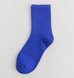 CHAOZHU Ins Fashion 40+ Colors Combed Cotton Skateboard Women Men Socks Unisex Stretch Soft 4 Seasons Fit Basic Daily Sock