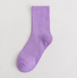 CHAOZHU Ins Fashion 40+ Colors Combed Cotton Skateboard Women Men Socks Unisex Stretch Soft 4 Seasons Fit Basic Daily Sock