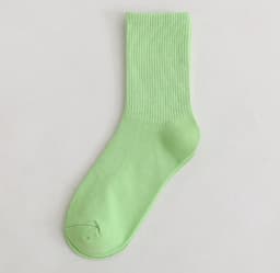 CHAOZHU Ins Fashion 40+ Colors Combed Cotton Skateboard Women Men Socks Unisex Stretch Soft 4 Seasons Fit Basic Daily Sock
