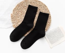 CHAOZHU Ins Fashion 40+ Colors Combed Cotton Skateboard Women Men Socks Unisex Stretch Soft 4 Seasons Fit Basic Daily Sock