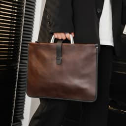 Luxury Business Briefcase Male High-quality Crazy Horse Leather Crossbody Shoulder Bag Men Laptop Bag Man Handbag Briefcases