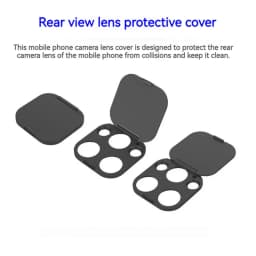 WebCam Cover Phone Back Lens Cover Plastic Privacy Protector Protective Camera Lens Case For iPhone 17 16 15 14 13 12 11 Pro Max