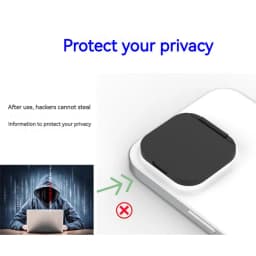 WebCam Cover Phone Back Lens Cover Plastic Privacy Protector Protective Camera Lens Case For iPhone 17 16 15 14 13 12 11 Pro Max