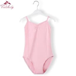 Kids Cotton Ballet Bodysuit Leotard Blue Girls Ballerina Dance Costume Clothing