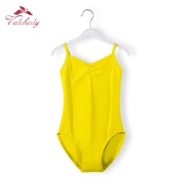 Kids Cotton Ballet Bodysuit Leotard Blue Girls Ballerina Dance Costume Clothing