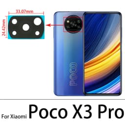 Camera Glass Lens Back Rear Camera Glass Lens with Glue For Xiaomi Poco F1 F2 F3 F4 F5 M3 X3 M4 X4 Pro GT 4G 5G