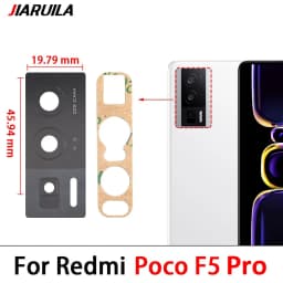 Camera Glass Lens Back Rear Camera Glass Lens with Glue For Xiaomi Poco F1 F2 F3 F4 F5 M3 X3 M4 X4 Pro GT 4G 5G