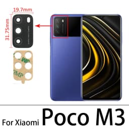 Camera Glass Lens Back Rear Camera Glass Lens with Glue For Xiaomi Poco F1 F2 F3 F4 F5 M3 X3 M4 X4 Pro GT 4G 5G