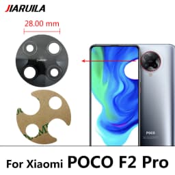 Camera Glass Lens Back Rear Camera Glass Lens with Glue For Xiaomi Poco F1 F2 F3 F4 F5 M3 X3 M4 X4 Pro GT 4G 5G
