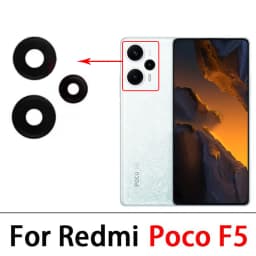 Camera Glass Lens Back Rear Camera Glass Lens with Glue For Xiaomi Poco F1 F2 F3 F4 F5 M3 X3 M4 X4 Pro GT 4G 5G